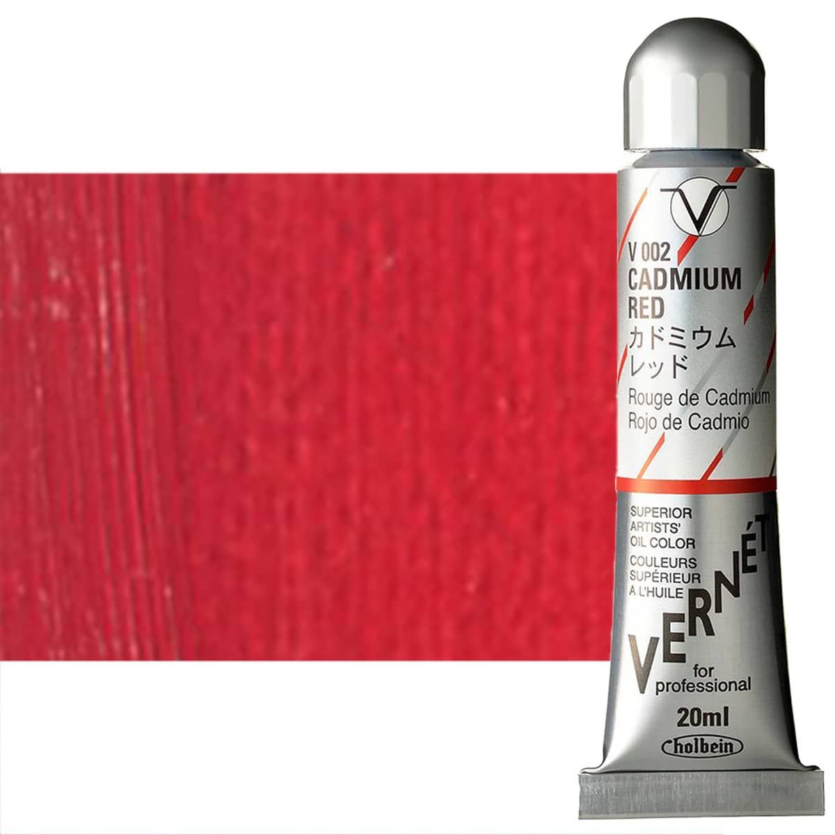 Holbein Vern?t Oil Color 20 ml Tube - Cadmium Red