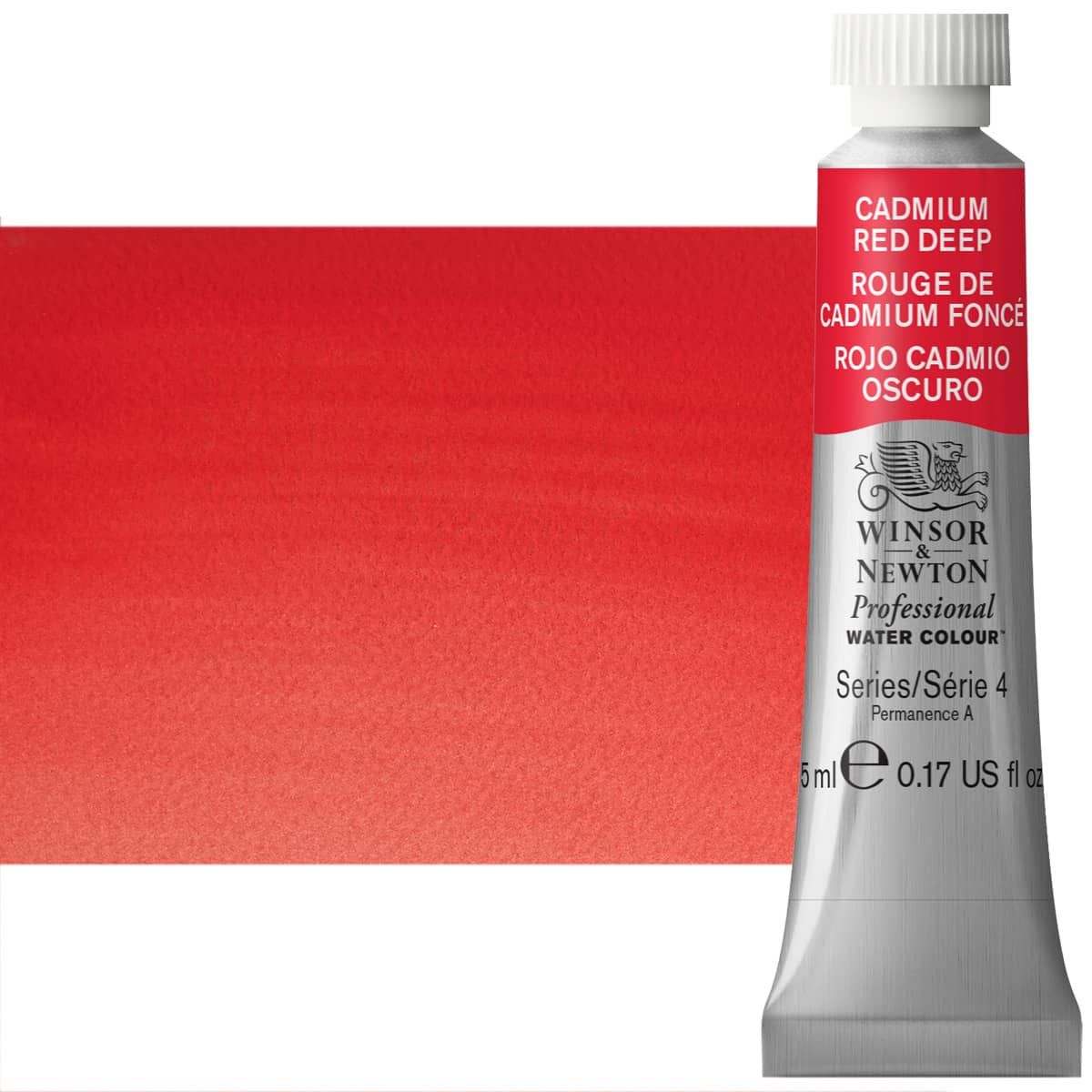 Winsor Professional - Cadmium Red Deep, 5ml Tube | Jerry's Artarama