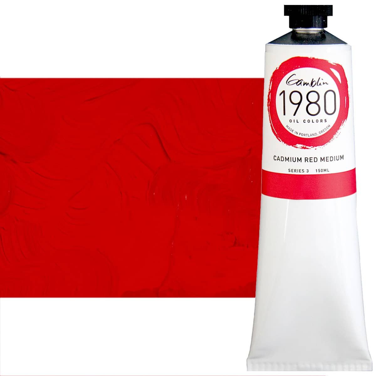 Gamblin 1980 Oil Colors - Cadmium Red Medium, 150ml Tube