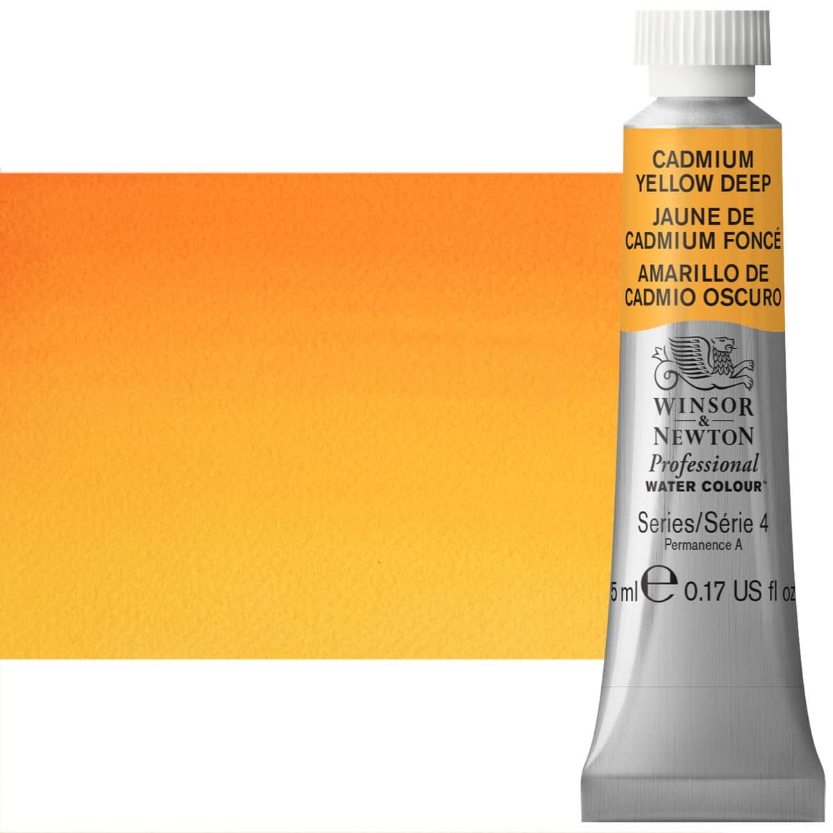 Winsor & Newton Professional Watercolor - Cadmium Orange, 5ml Tube