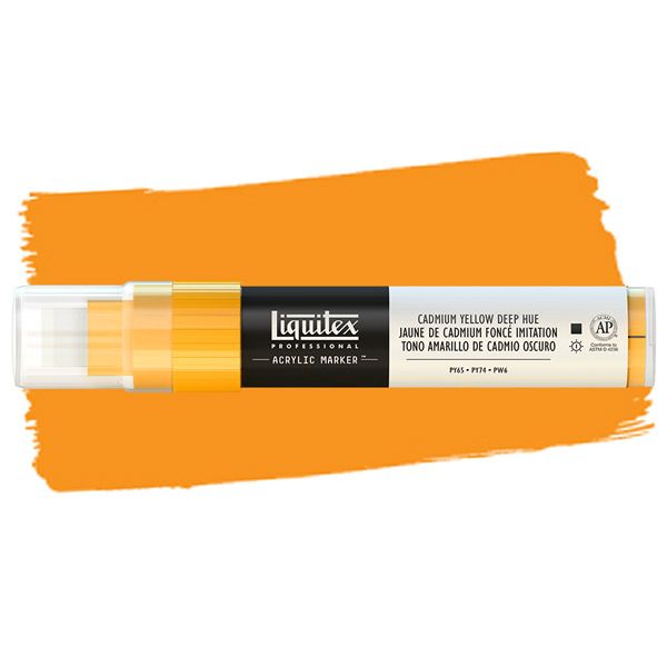 Liquitex Professional Paint Marker Wide (15mm) - Cadmium Yellow Deep Hue