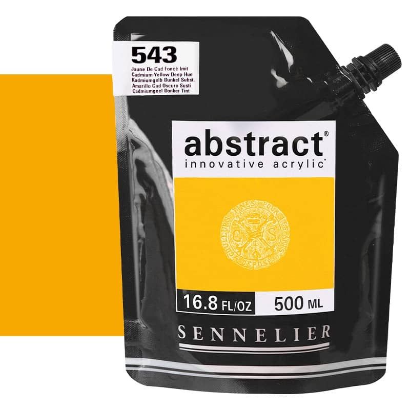 Sennelier Abstract Acrylic Cadmium Yellow Deep Hue 500ml