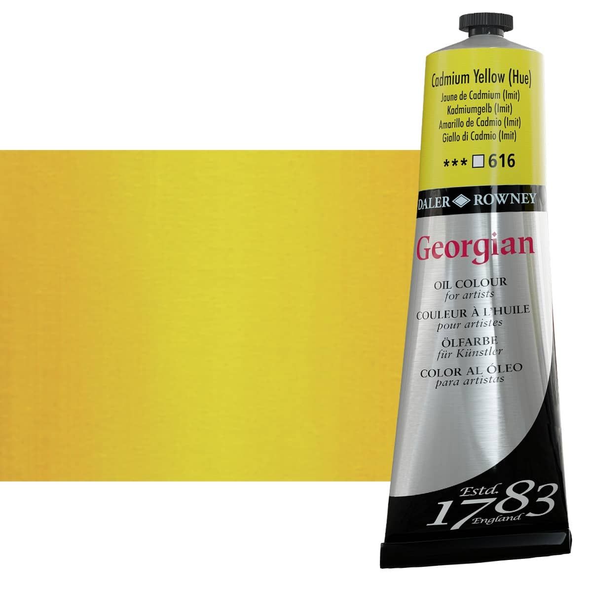 Daler-Rowney Georgian Oil Color 225ml - Cad Yellow Hue