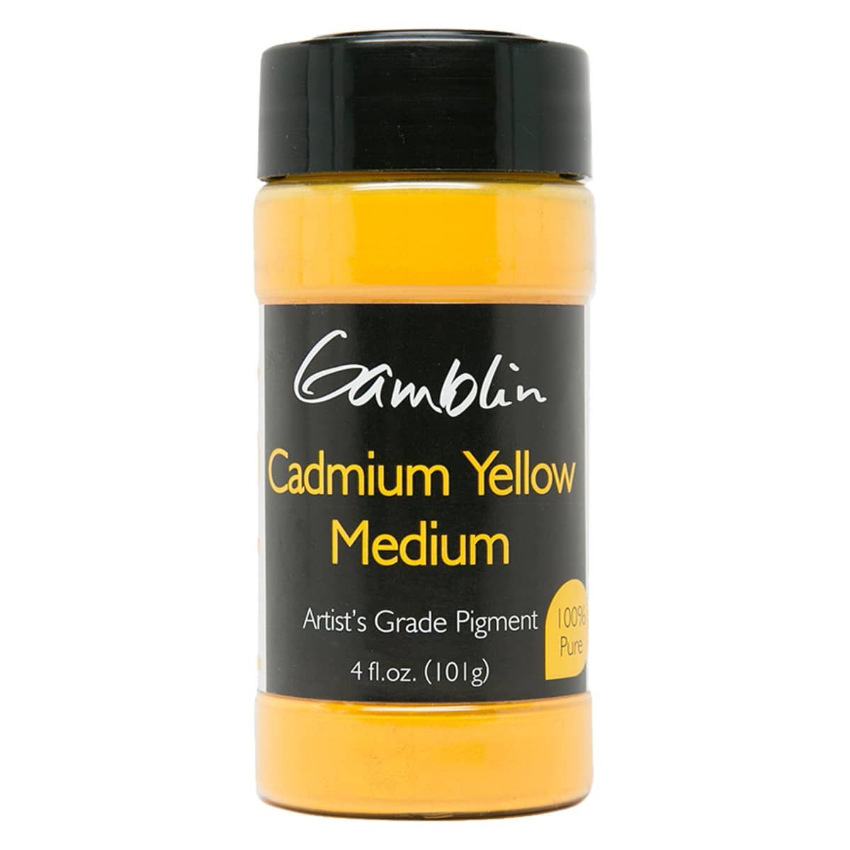 Gamblin Dry Pigment - Cadmium Yellow Medium, 101 Grams