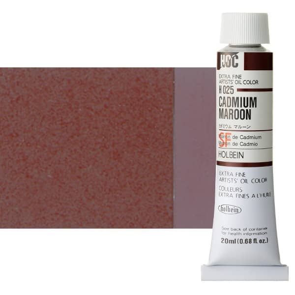 Holbein Extra-Fine Artists' Oil Color 20 ml Tube - Cadmium Maroon