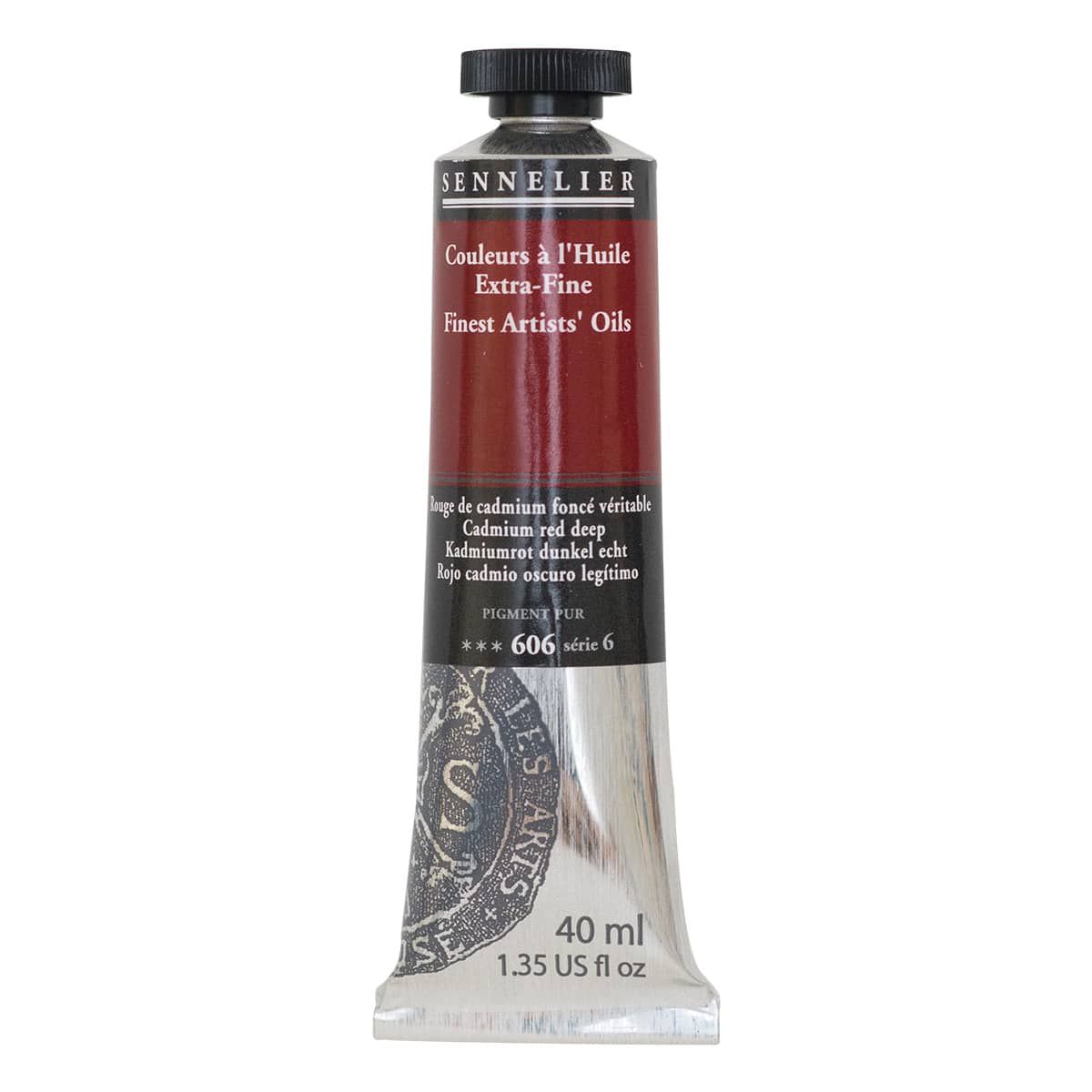 Sennelier Artists Extra-Fine Oil - Cadmium Red Deep, 40 ml | Jerry's ...