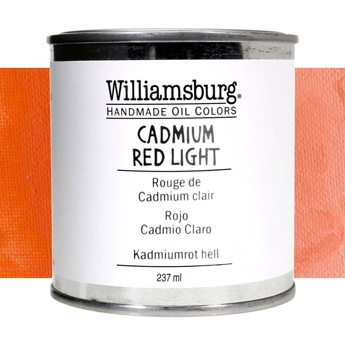 Williamsburg Oil Color 237 ml Can Cadmium Red Light