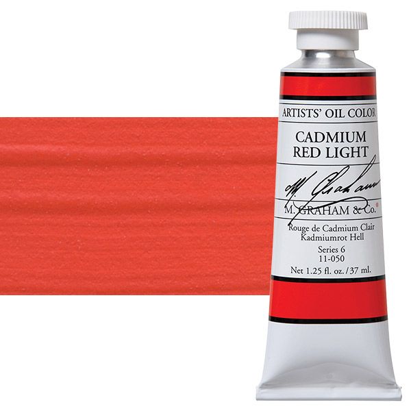 M. Graham Oil Color 37ml - Cadmium Red Light