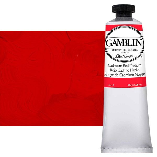 Gamblin Artists Oil Cadmium Red Medium 37ml Tube Jerry s Artarama gamblin-artists-oil-cadmium-red-medium-37ml-tube-jerry-s-artarama