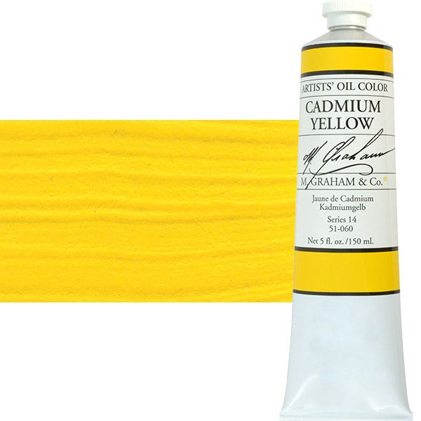 M. Graham Oil Color 5oz - Cadmium Yellow