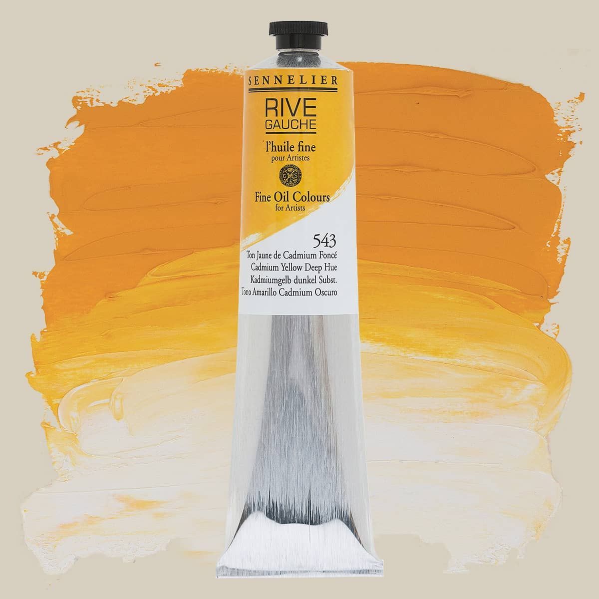 Sennelier Rive Gauche Oil 200Ml Cadmium Yellow Deep Hue Jerry's Artarama