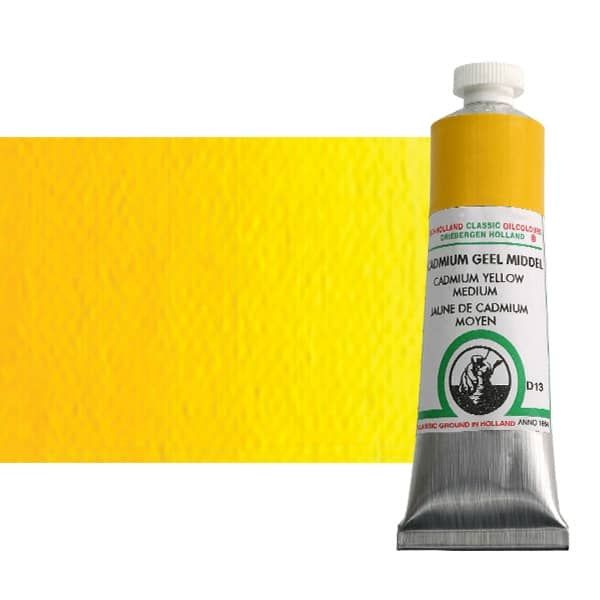 Old Holland Classic Oil Color 40 ml Tube - Cadmium Yellow Medium