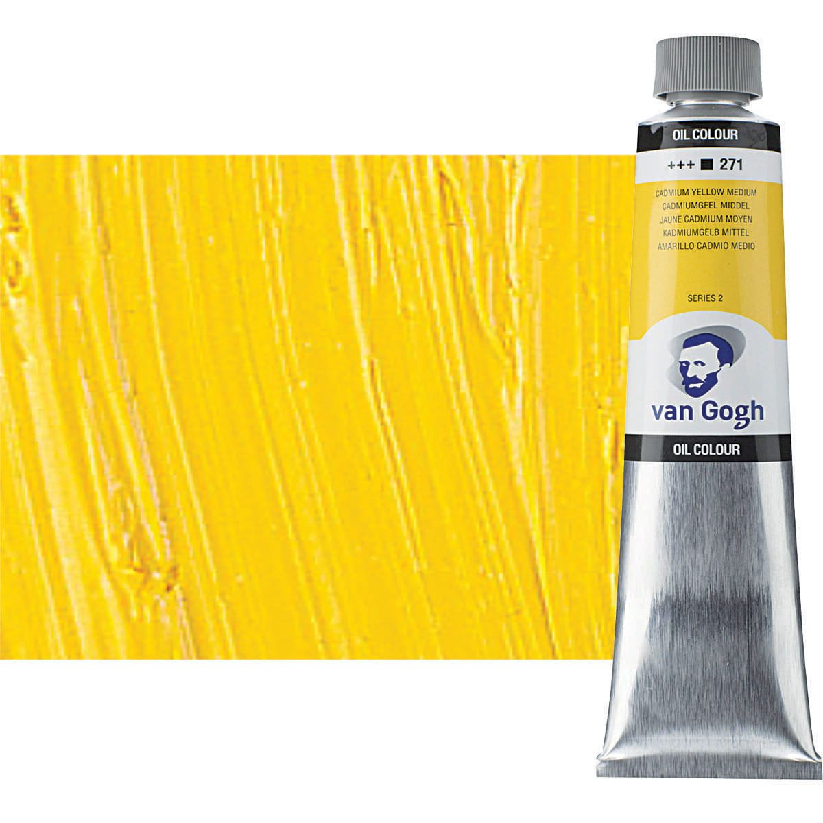 Van Gogh Oil Color, Cadmium Yellow Medium 40ml Tube