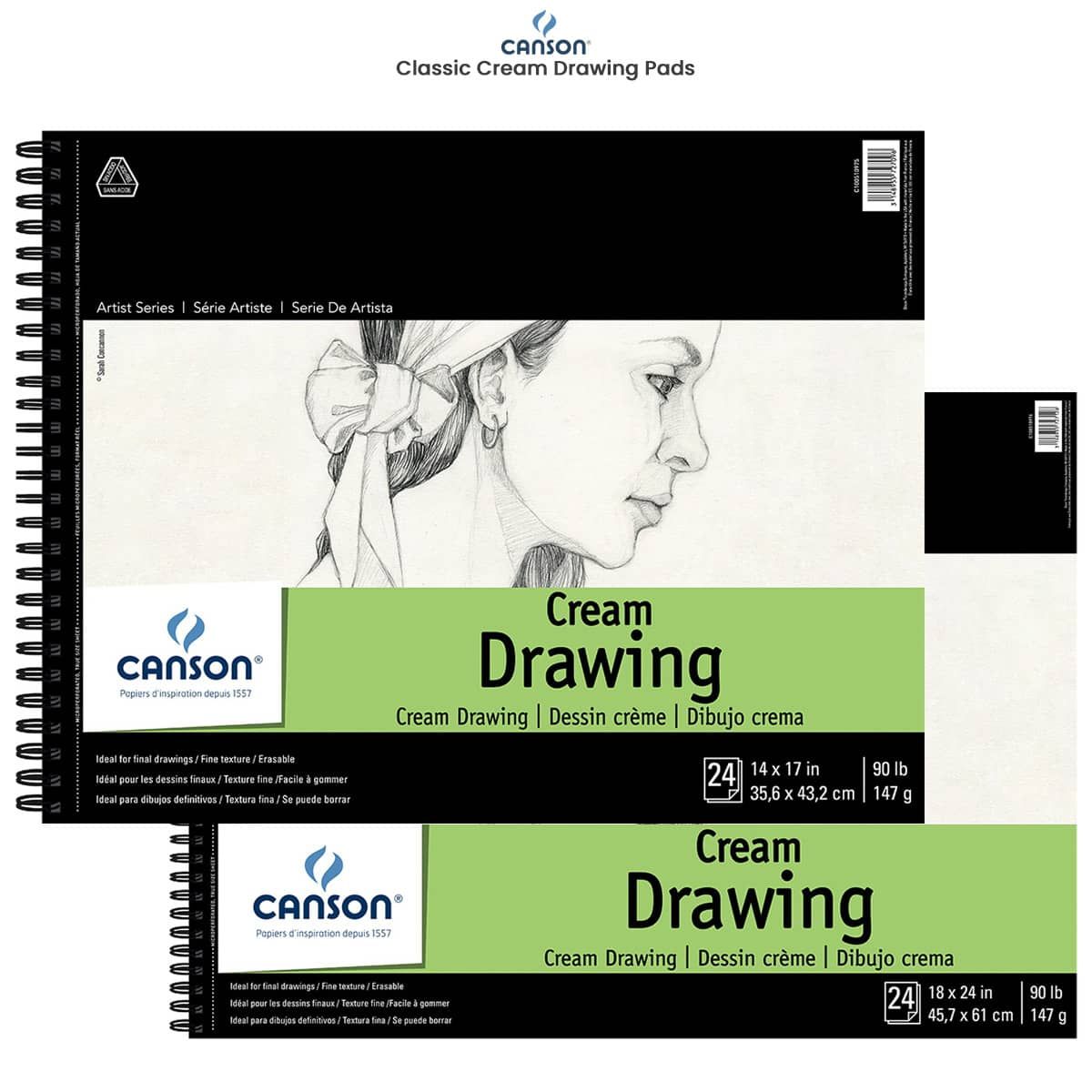 Canson Classic Cream Drawing Pads