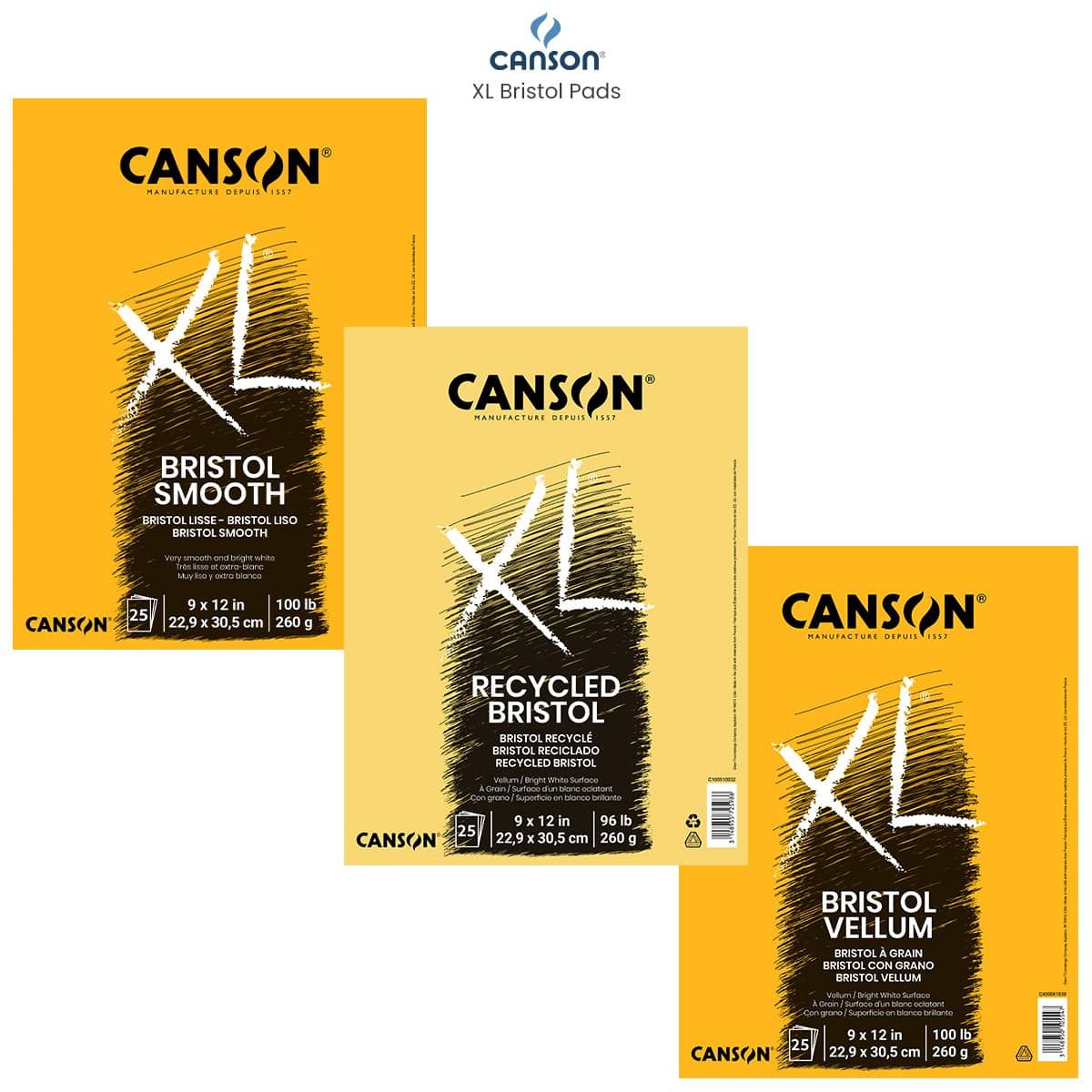 Canson XL Series Mix Media Pad, 11X14 Side Wire 2-Pack