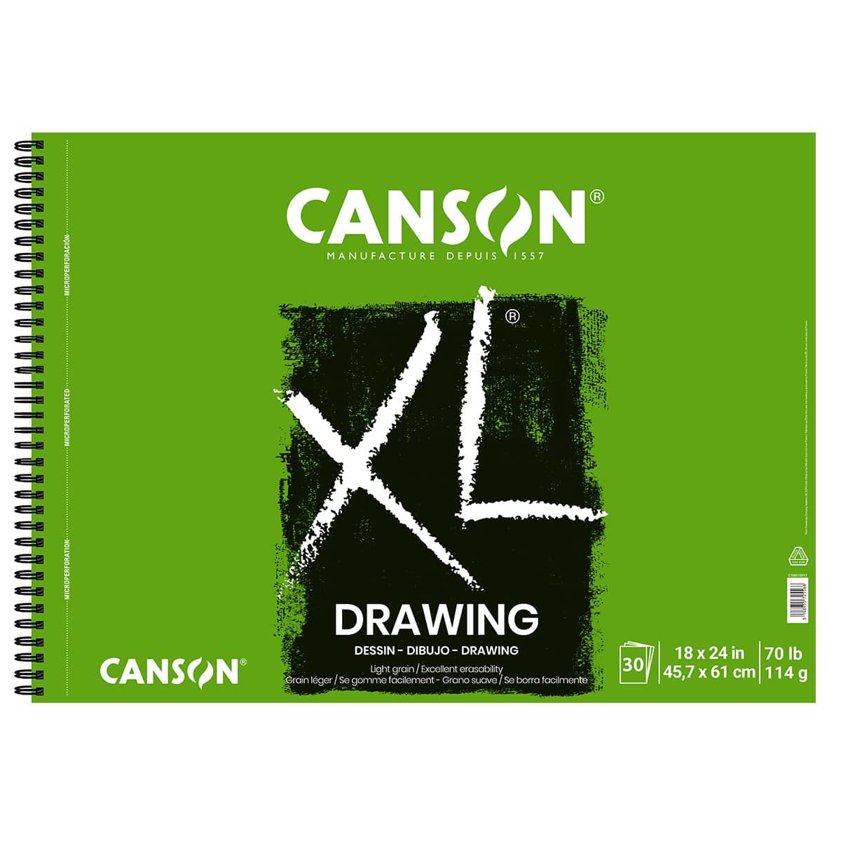 Canson XL Drawing Pad 18"x24", 30 Sheets Jerry's Artarama