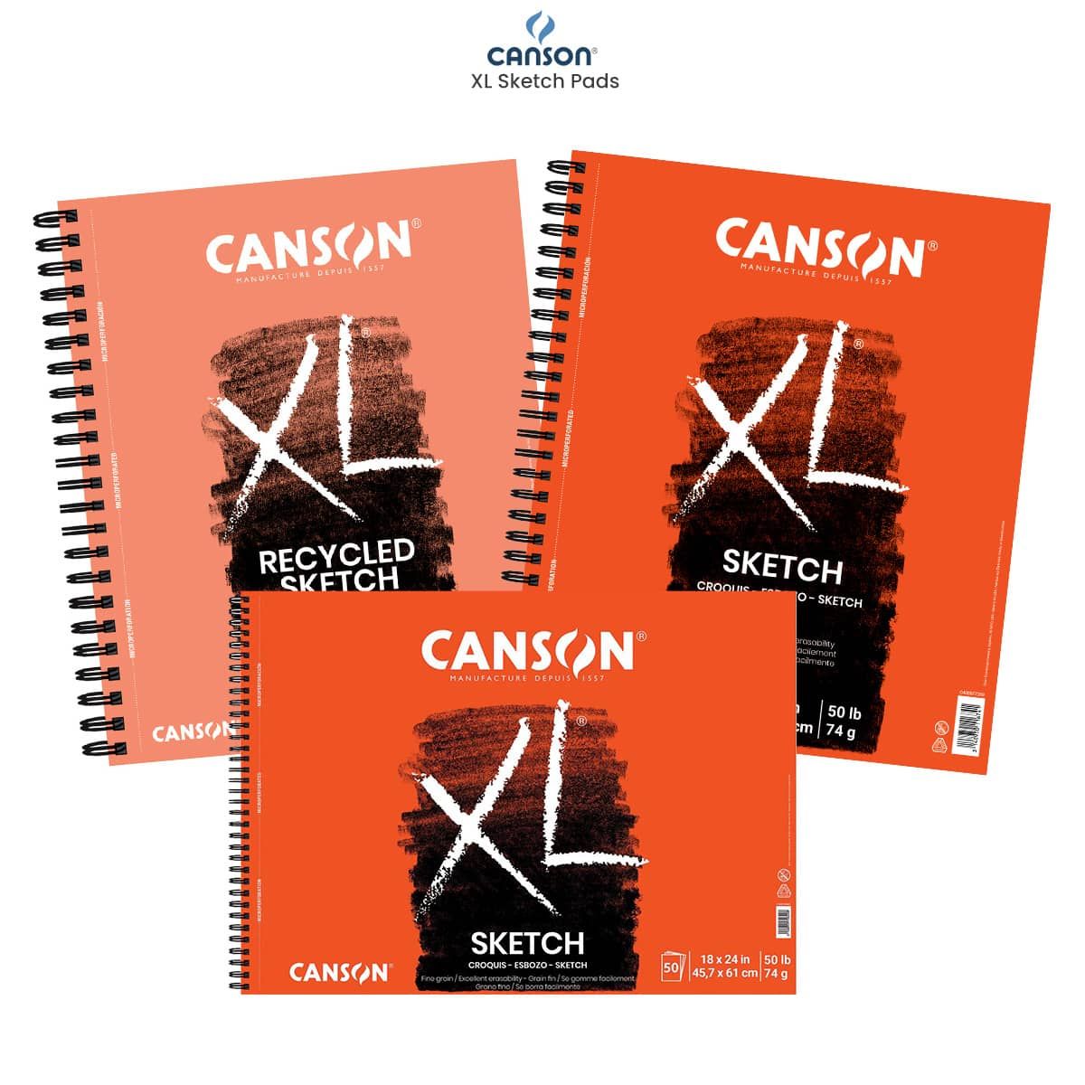 Canson XL Sketch Pad, 100 Sheets, 9 x 12