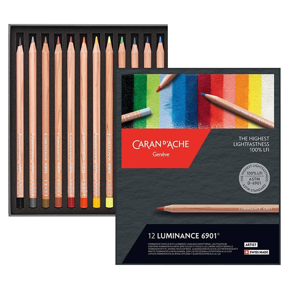 Caran d'Ache Luminance Colored Pencil Sets