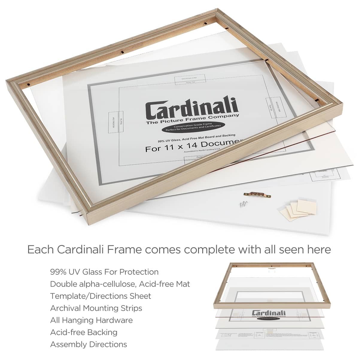 Complete Archival Framing Solution - Includes all Hanging Hardware