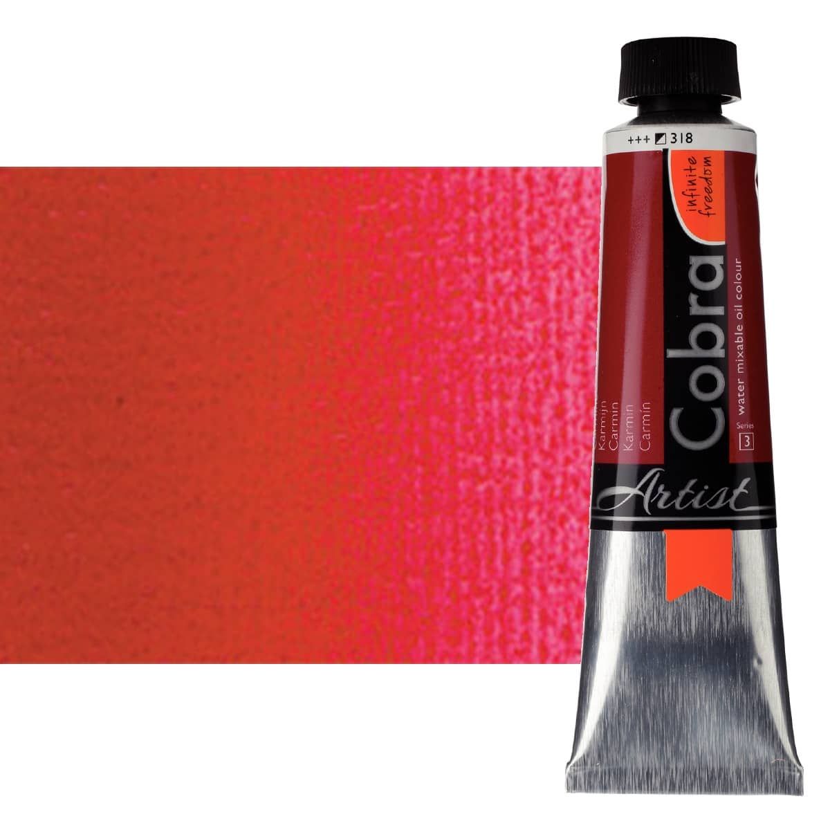 Cobra Water-Mixable Oil Color 40ml Tube - Carmine