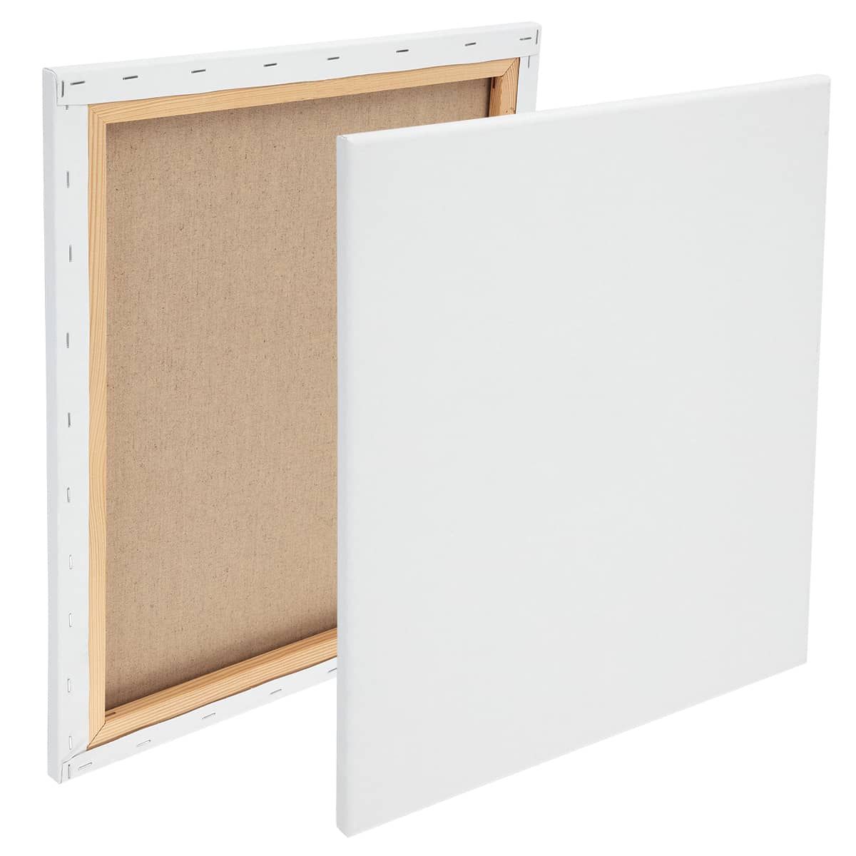 M MERCEO XXL Canvas for Painting - 100 cm x 140 cm - Canvas Set for  Painting - Large Blank Canvas Panels for Artists - Linen Frame 100% Cotton  380