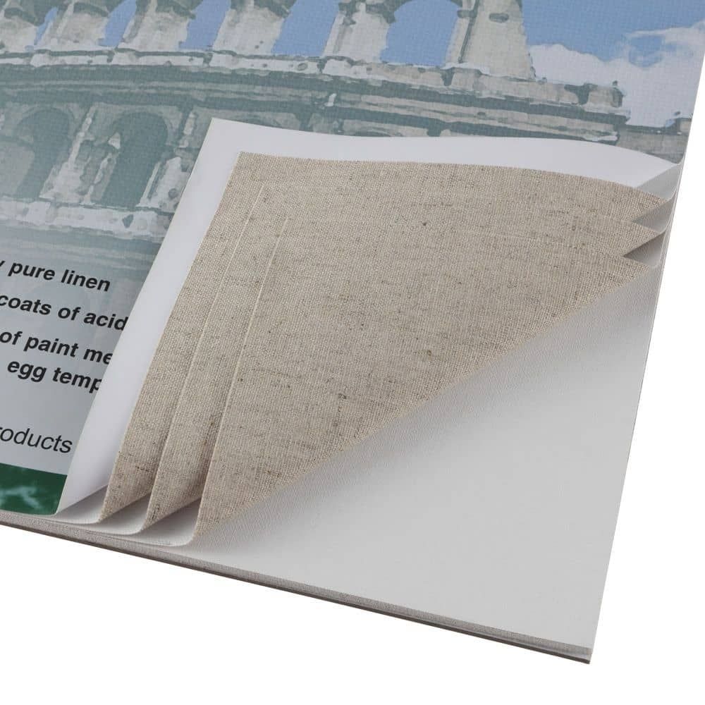 Centurion Linen Canvas Pad 12x16" 10 Sheets , 11oz Acrylic Primed