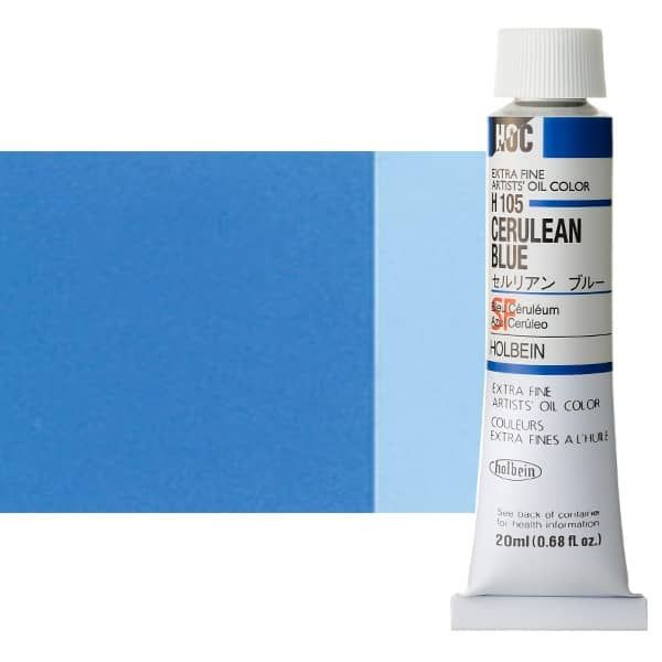 Holbein Extra-Fine Artists' Oil Color 20 ml Tube - Cerulean Blue