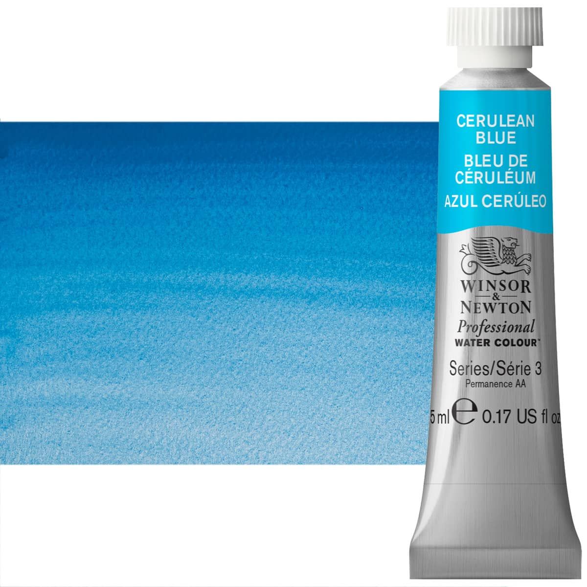 Winsor And Newton Professional Watercolor Cerulean Blue 5ml Tube