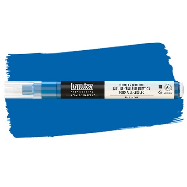 Liquitex Professional Paint Marker Fine (2mm) - Cerulean Blue Hue