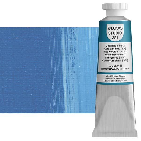 Colore Ad Olio Sennelier Artists' - Tonalità Blu Ceruleo (Cerulean Blue Hue) | Tubo Da 40ml Per Pittura Artistica | Colore Non Tossico Alta Qualità