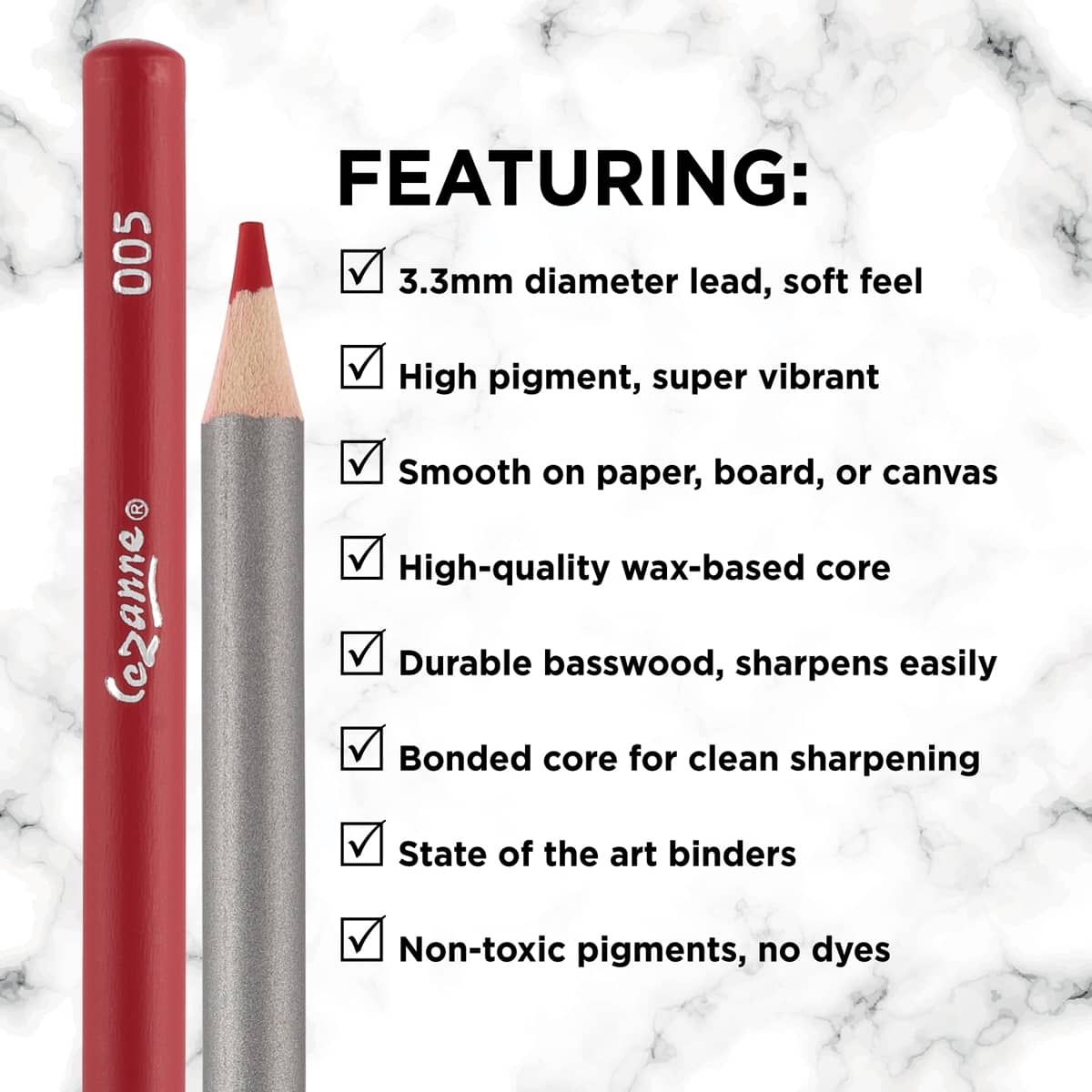 Thick Core Pencils for a Smooth Color Vibrant Artist Pencils for Beginners & Pro Artists with Metal Box LOBKIN Colored Pencils,Professional Soft Set of 72 
