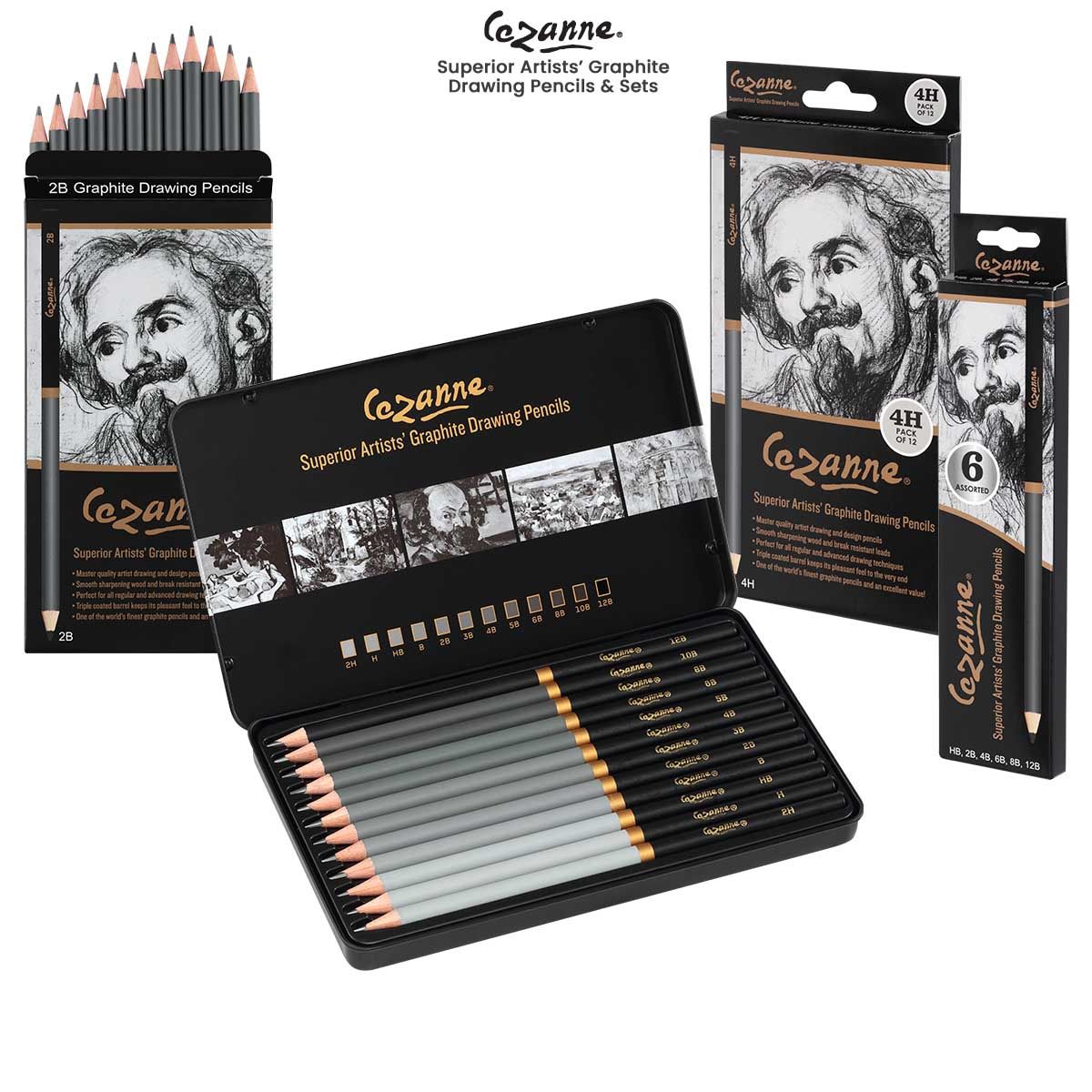 Graphite Pencils & Sets by Cezanne® | Jerry's Artarama