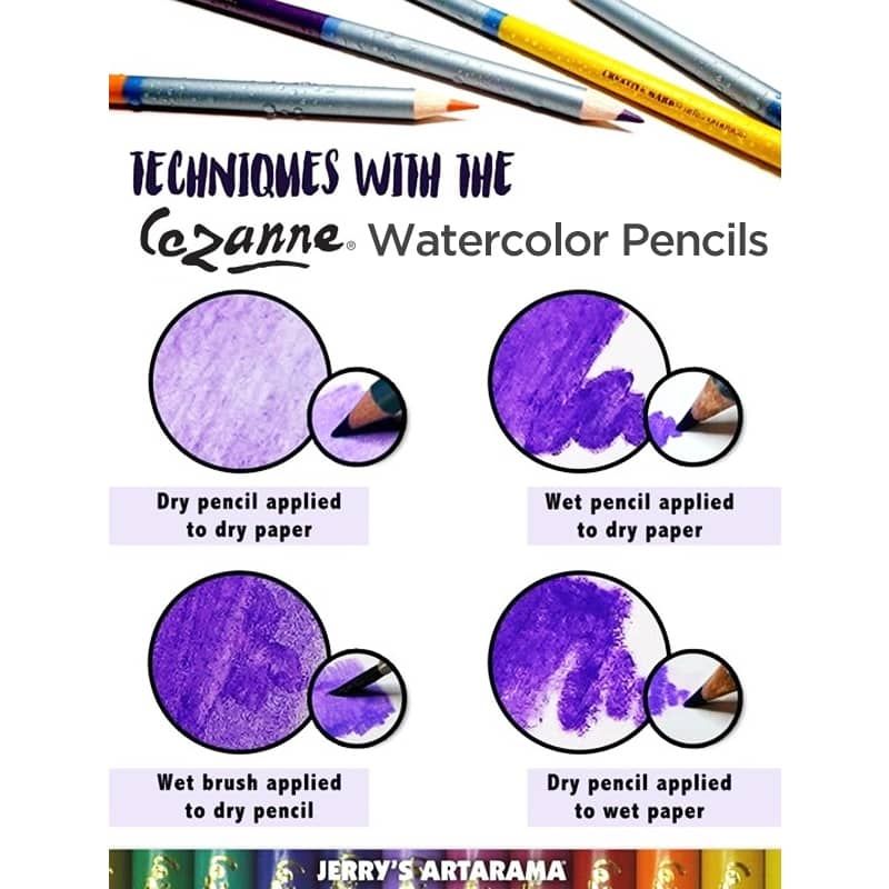 Techniques w/ Cezanne Watercolor Pencils
