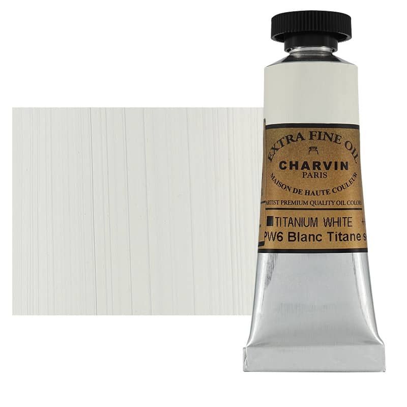 Charvin Professional Oil Paint Extra Fine 20ml Titanium White