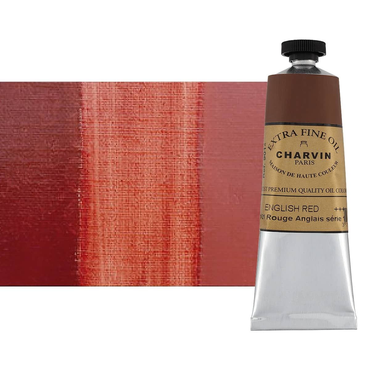 Charvin Oil- English Red -Extra-Fine: 60ml Paint | Jerry's Artarama