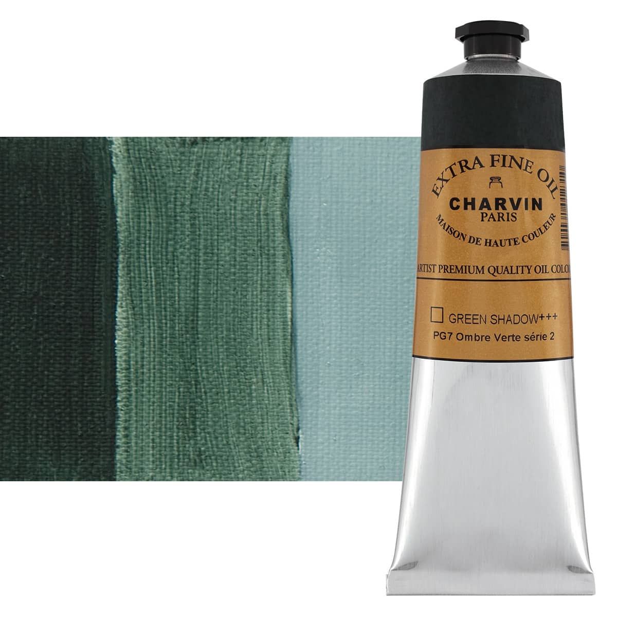 Charvin Oil Green Shadow ExtraFine 150ml Paint Jerry's Artarama