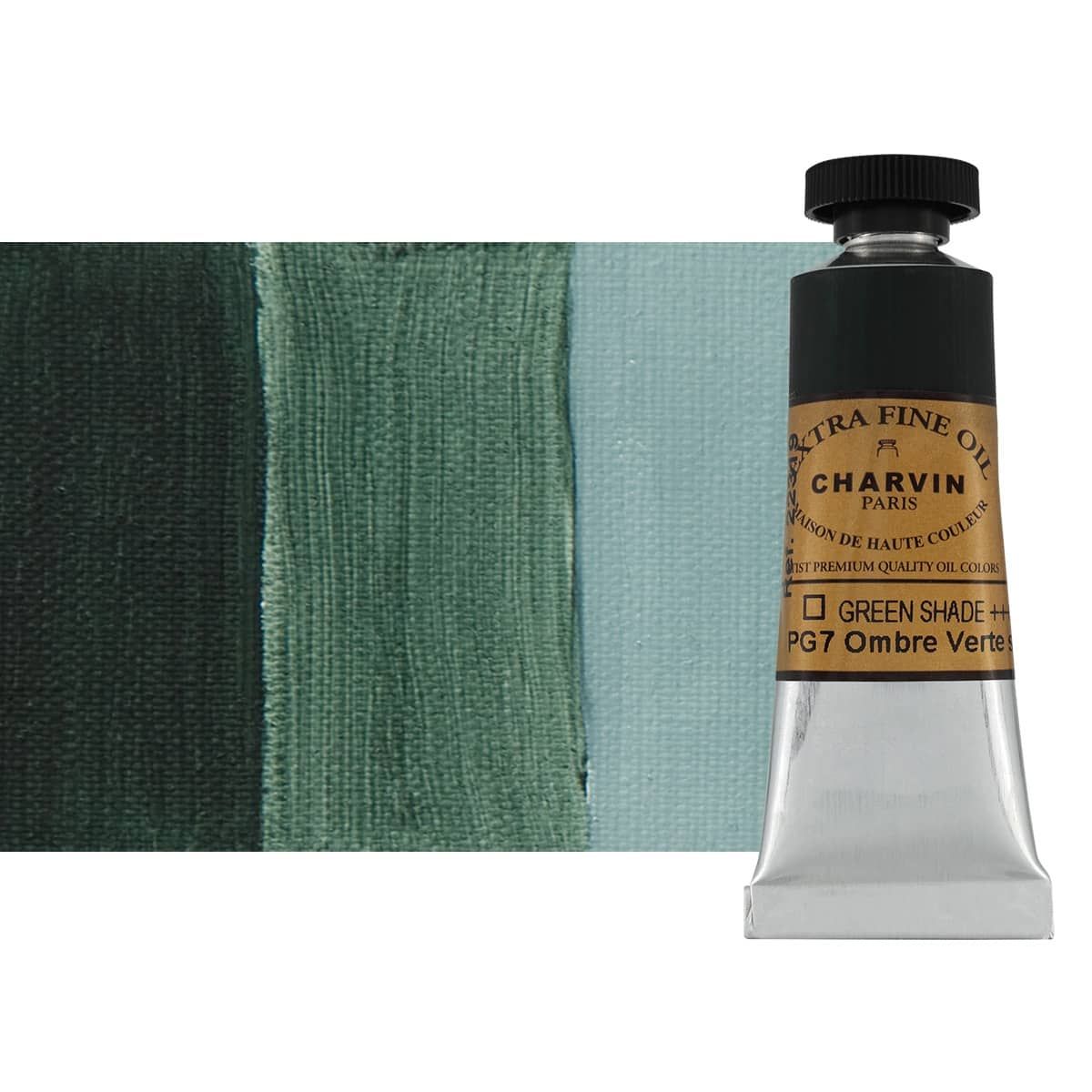 Charvin Oil- Green Shadow -Extra-Fine: 20ml Paint | Jerry's Artarama