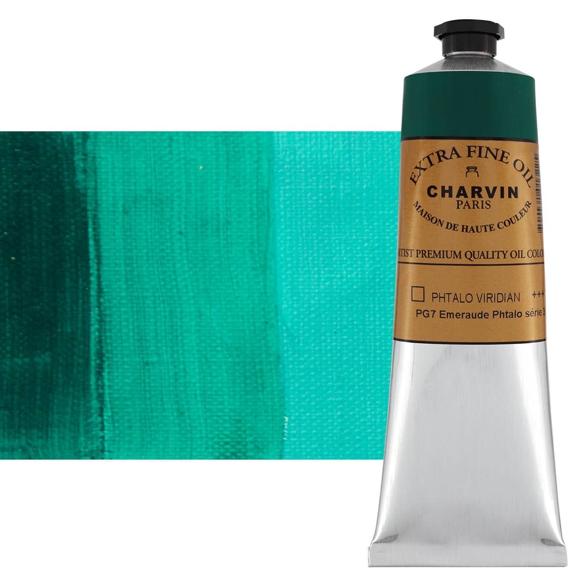 Charvin Oil Phthalo Viridian ExtraFine 150ml Paint Jerry's Artarama