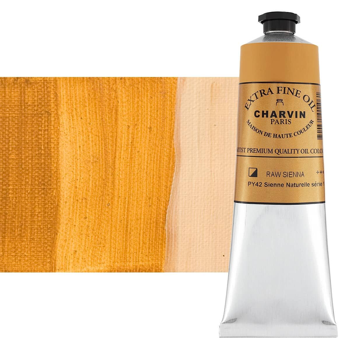 Charvin Oil Raw Sienna ExtraFine 150ml Paint Jerry's Artarama