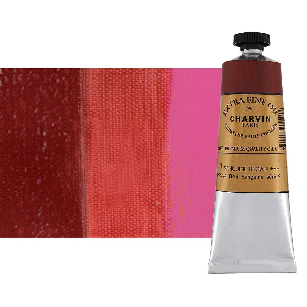 Charvin Oil- Sanguine Brown -Extra-Fine: 60ml Paint | Jerry's Artarama