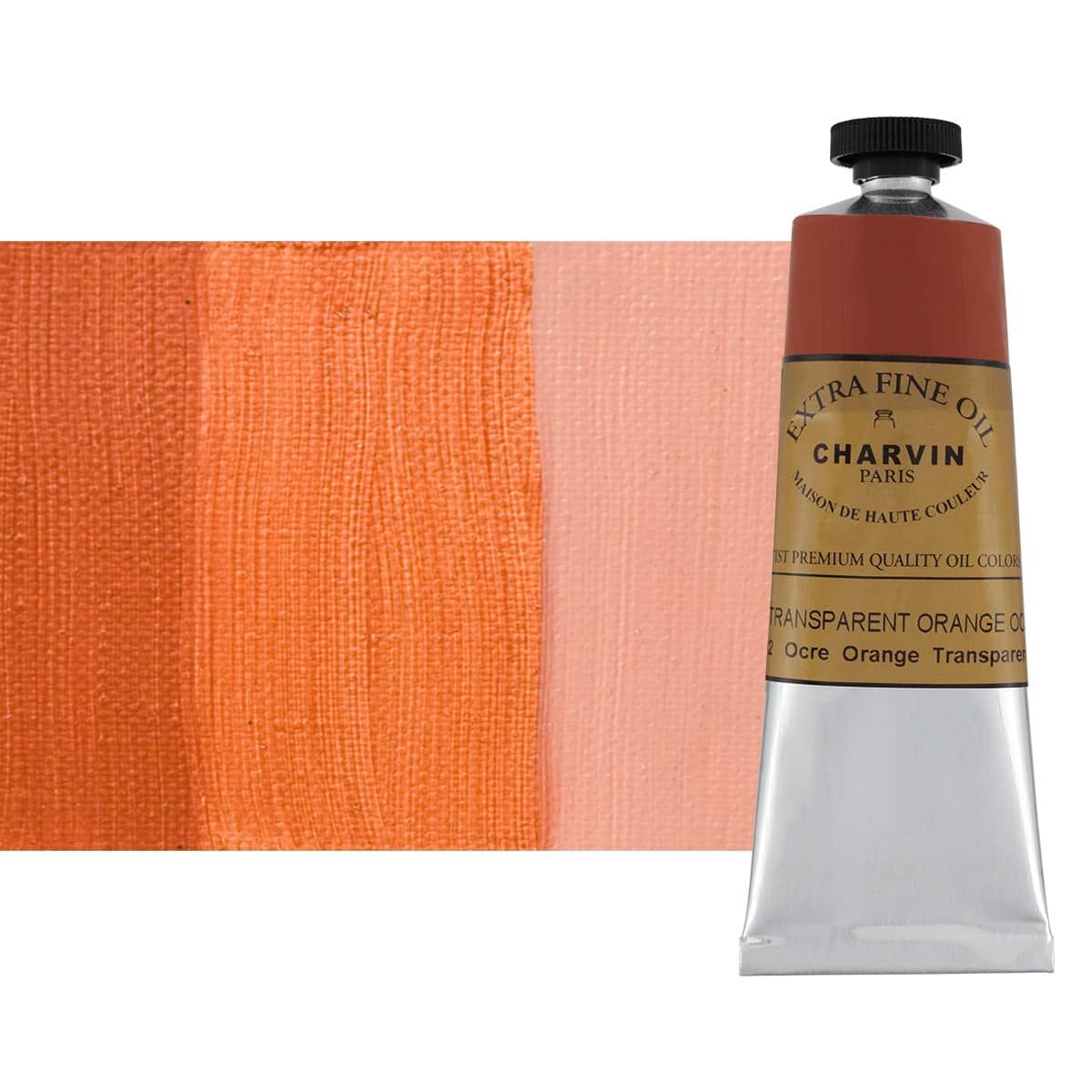 Charvin Oil Transparent Orange Ochre ExtraFine 60ml Paint Jerry's