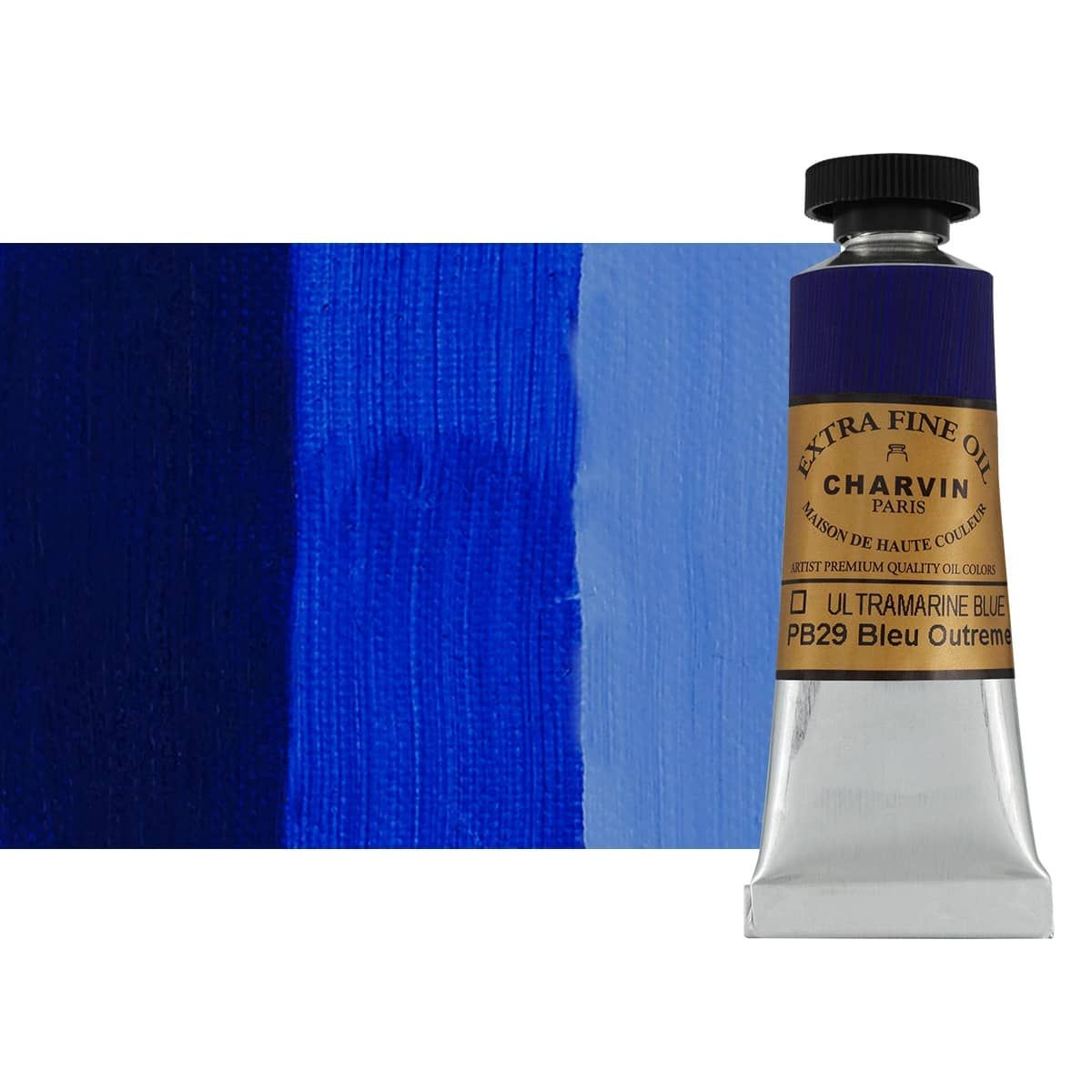 Ultramarine Blue 20 ml - Charvin Professional Oil Paint Extra Fine