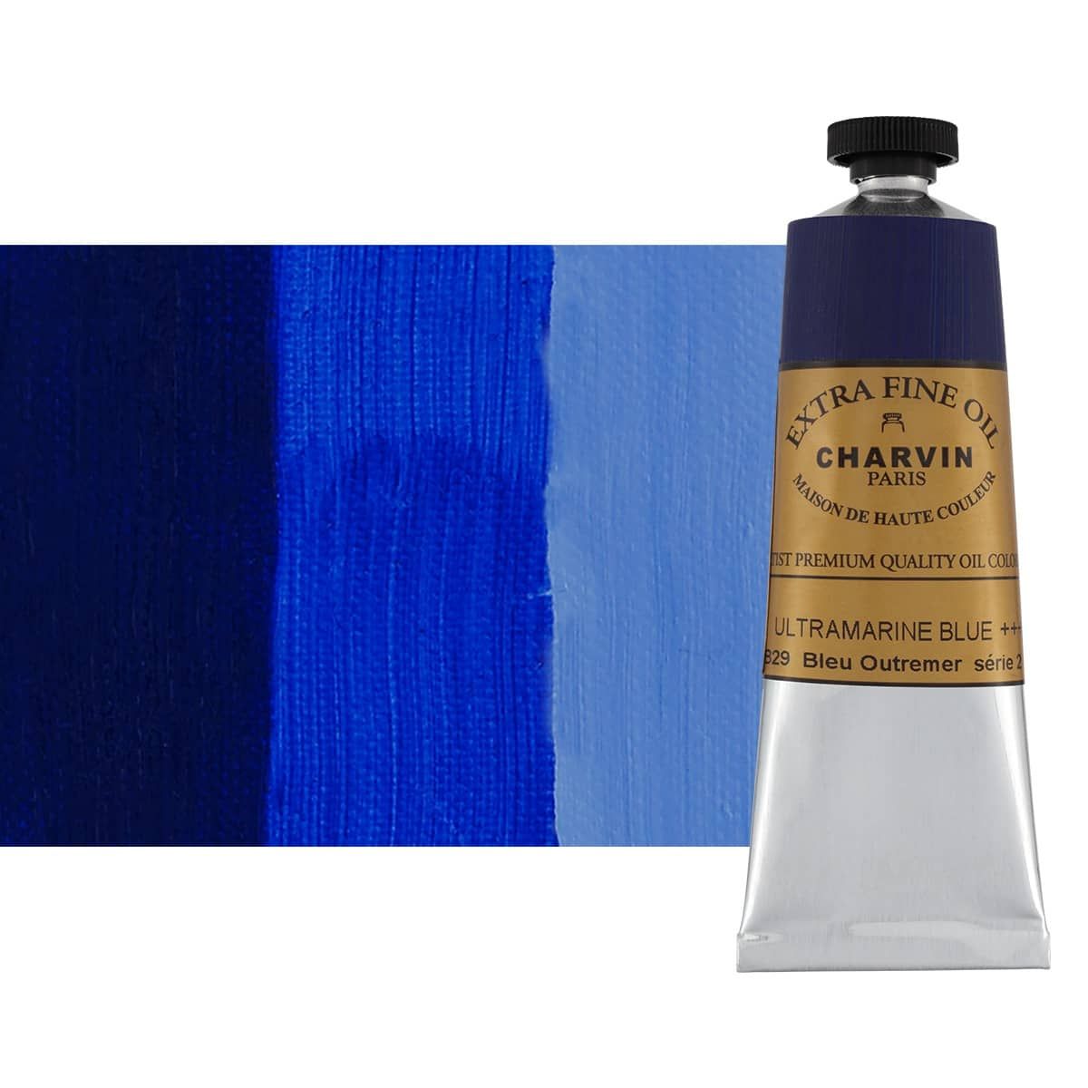 Charvin Oil Ultramarine Blue ExtraFine 60ml Paint Jerry's Artarama