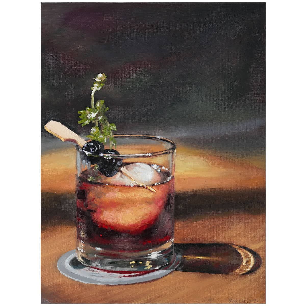 Charvin Extra Fine Oil artwork by Miss Cakes, Emmy Kline