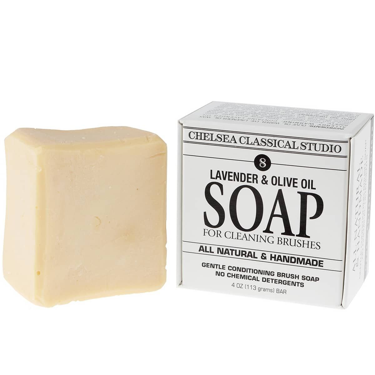 All-Natural, Handmade Soap To Clean & Condition Brushes