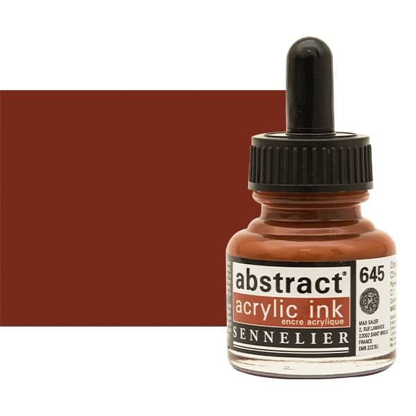 Sennelier Abstract Acrylic Ink 30ml Chinese Orange