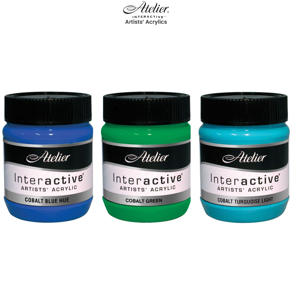 Atelier Interactive Pastel Acrylic Paint Set - 7 x 80ml pastel