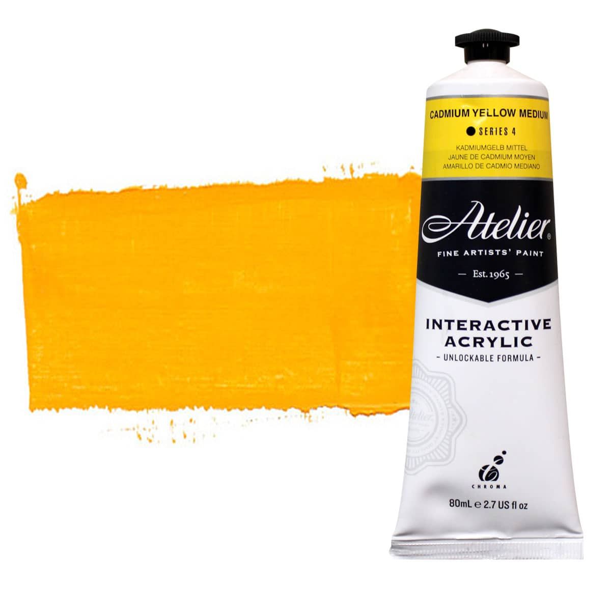 Chroma Atelier Interactive Artists Acrylic Permanent Sap Green 80 ml