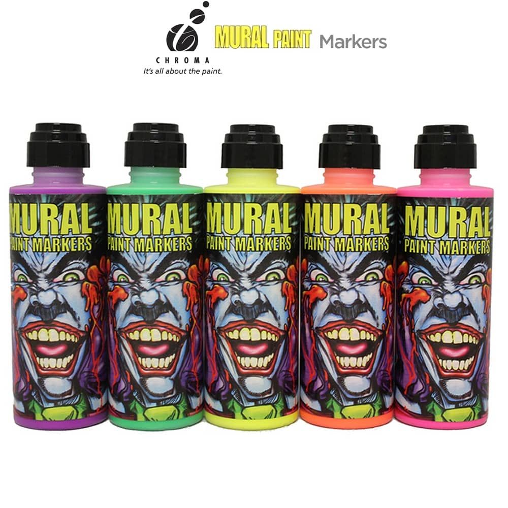 Chroma Acrylic Mural Paint Markers