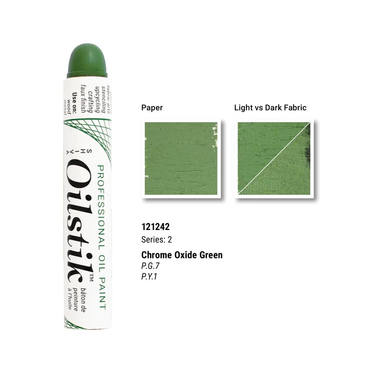 Richeson Shiva Oilstik - Chrome Oxide Green
